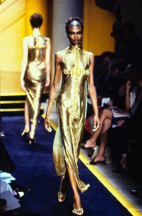 versace last fashion show 1997|versace collection.